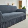 Чехол на диван с юбкой Прочный Моющийся Высокоэластичный Растягивающийся Легко надевается Универсальный Защитник мебели