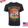 LED ZEPPELIN МУЖСКАЯ ФУТБОЛКА 1975 US TOUR ОРИГИНАЛЬНАЯ И АУТЕНТИЧНАЯ С ЛИЦЕНЗИЕЙ UNISEX