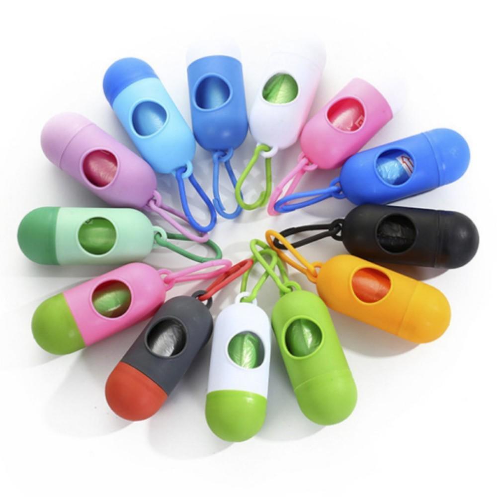 6/2/1Pcs Pet Waste Bag Dispenser For Dog Waste Bag Holder Plastic Garbage Bag Dispenser Carrier Case Dog Pet Waste Poop Bags