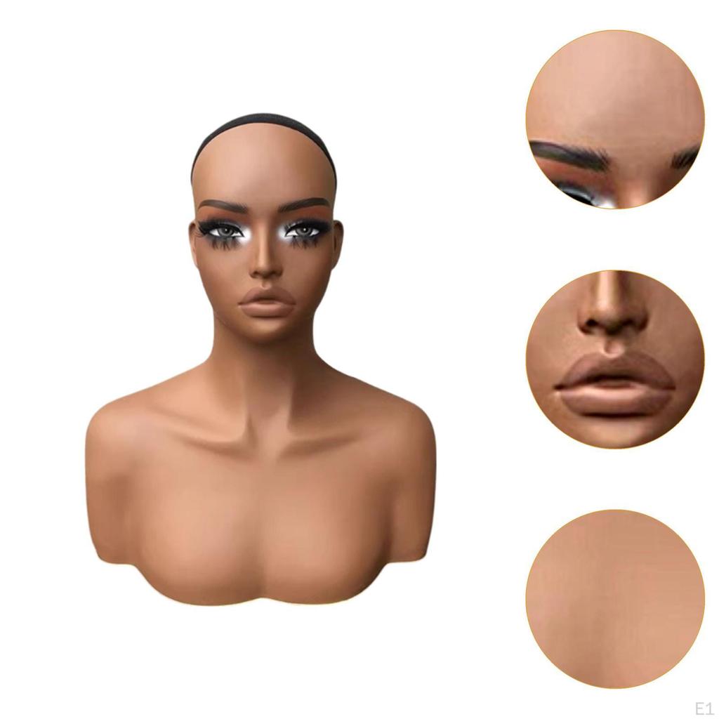 Женская голова-манекен, подставка для дисплея для и аксессуаров