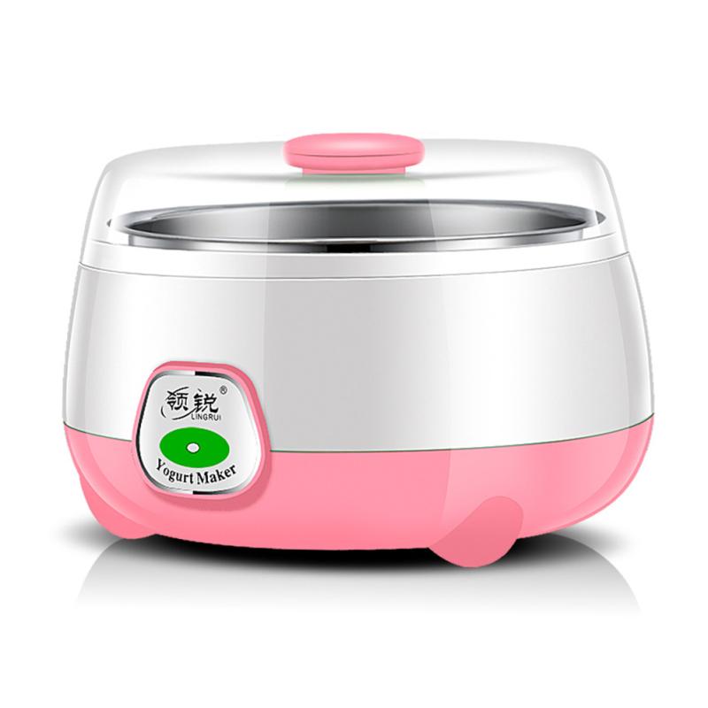 Йогуртница 1000 мл автоматическая машина для йогурта из нержавеющей стали бытовые инструменты «сделай сам» 220 В китайский