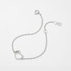 METROCITY JEWELRY Cuore Sterling Silver White Bracelet A231SB2002WPA