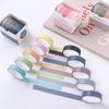 Students Stationery Solid Color Tape Set Decorative Tape Scrapbooking Adhesive Tape Masking Tape