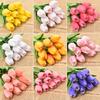 Mini Tulip Simulation Flower Wet Shooting Ornaments, Home Decoration Artificial Flowers, Dried Flower Bouquets