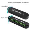 SNUF6 Car Parking Contact Number Plate Move Car Contact Card For Honda Civic Fit Jazz Accord Pilot CRV Odyssey Passport City Shuttle