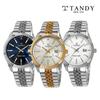 [Tandy] Luxury Men's Metal Wristwatch (Austrian Stone Type) T-3921M Choose 1 Out of 3 types,Korean Popular Watches