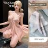 Fun underwear, small breasts gather pajamas, large size, sexy temptation, no uniform, pure desire pajamas, bed temptation steel tray