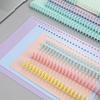 30-Hole Macaron Color Plastic Binder Ring Cuttable Homemade DIY Loose Leaf Notebook Scrapbook Journal Coil Book Binding Ring