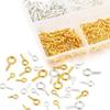 YBGGJO Screw Eyelets, Approximately 420 Pieces, with Individual Case, Craft Parts, Accessory Hardware, Handmade DIY Crafts (Set A)