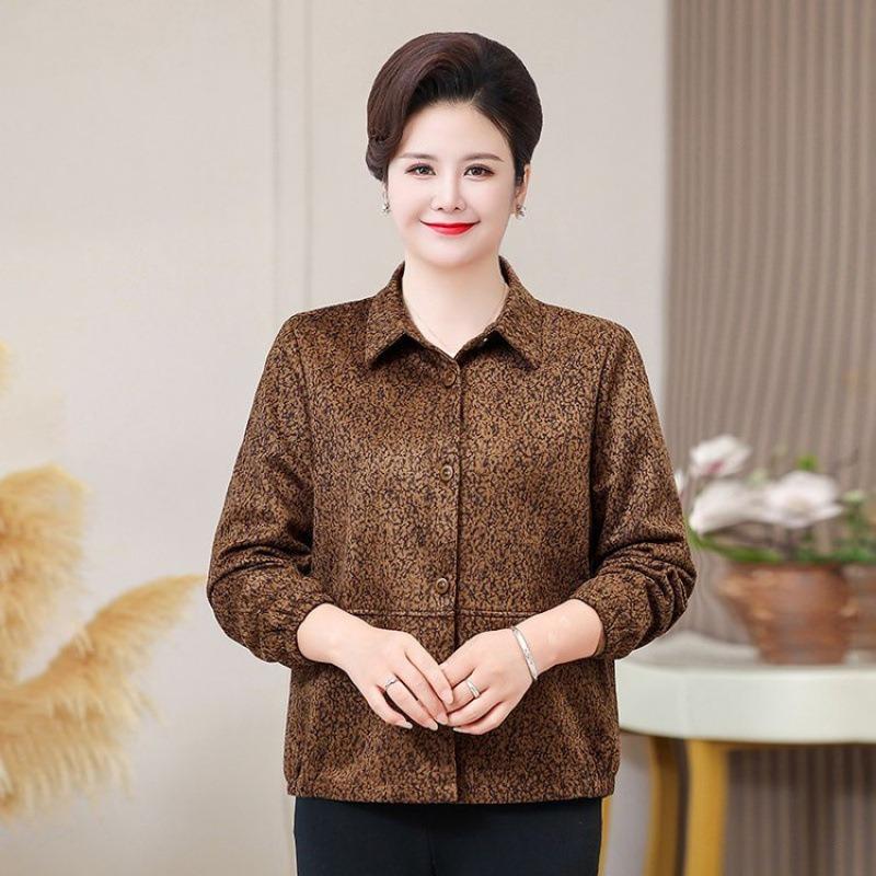 Осеннее пальто плюс жир плюс размер одежда для пожилых людей одежда для пожилой женщины одежда для пожилого мужчины топ куртка