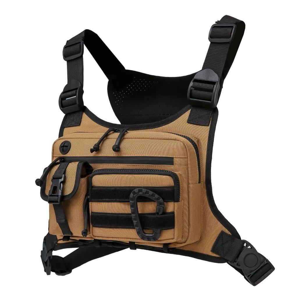 Adjustable Multi-functional Chest Bag Water Resistant Outdoor Chest Bag Sports Vest Bag Hiking