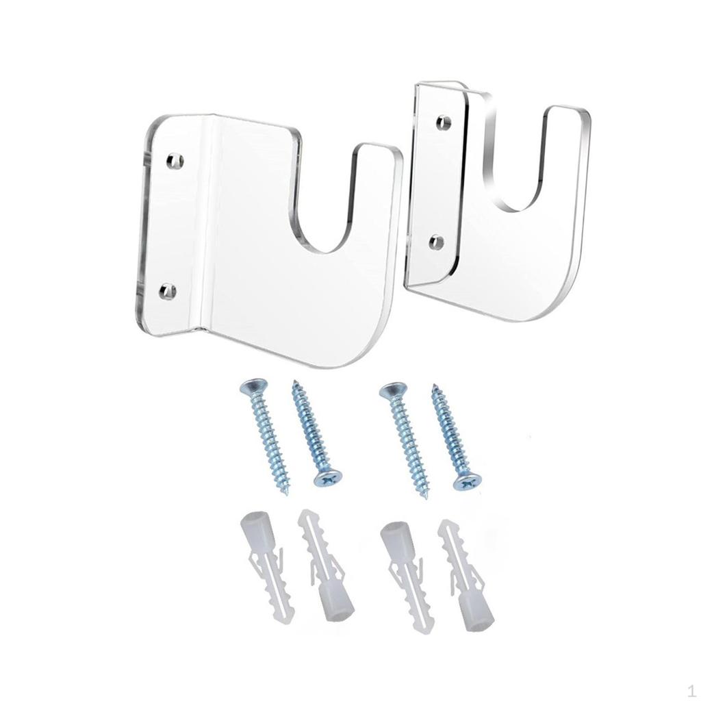 Acrylic Skateboard Wall Mount Hanger Rack Display Holder Stand for