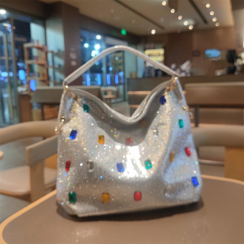 Korean Hand-embroidered Tote Bag Large Capacity Fashion Shoulder Crossbody Women Daily Commute
