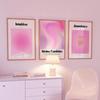 Inspirational Quotes Pink Aura Affirmation Trust Graident Spiritual Wall Art Canvas Painting Posters For Living Room Home Decor
