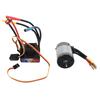 Brushless Motor 3500KV Waterproof Fast Heat Dissipation Overheating Protection RC Motor with 80A