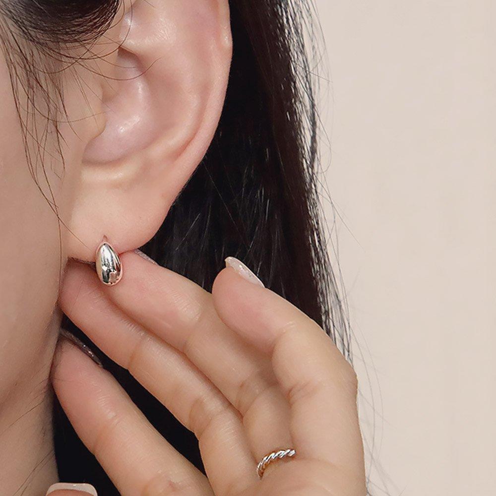 Серьги-капли из серебра 925 пробы