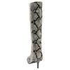 Zara Pu Fashion High Heel Animal Print Knee High Boots 6.5cm Women Boots Multicolor 12830510202