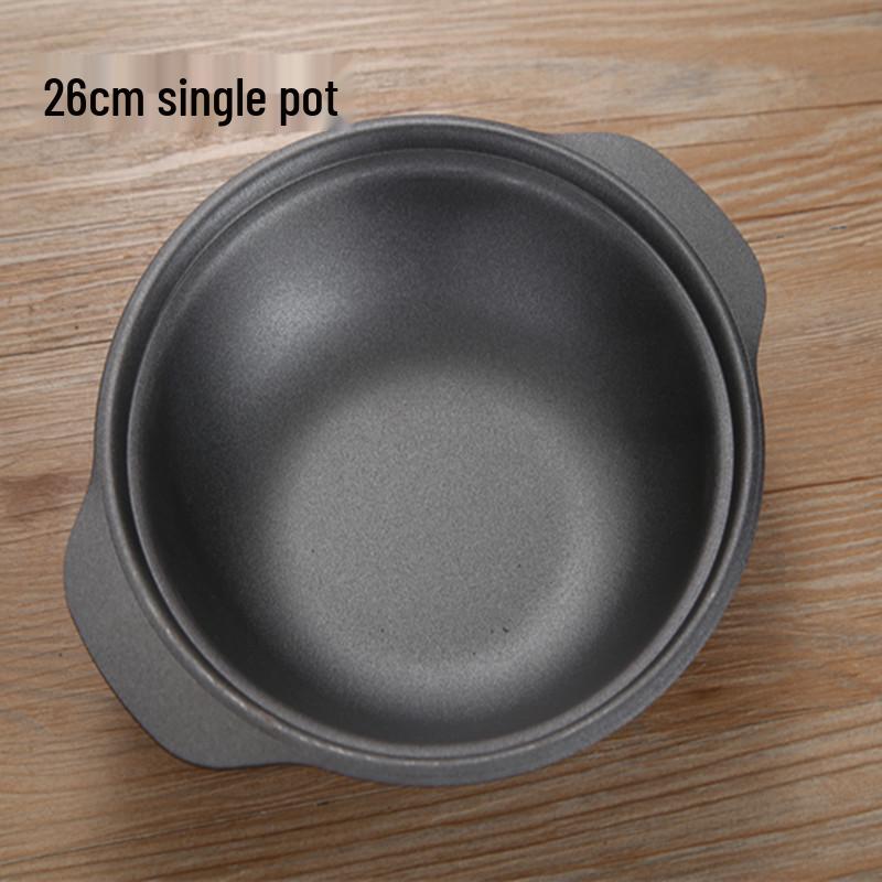 Глиняный горшок Huang Men Ji - Чугунный горшок для риса и курицы, Горшок для хрустящего риса, Жаропрочный хот-пот