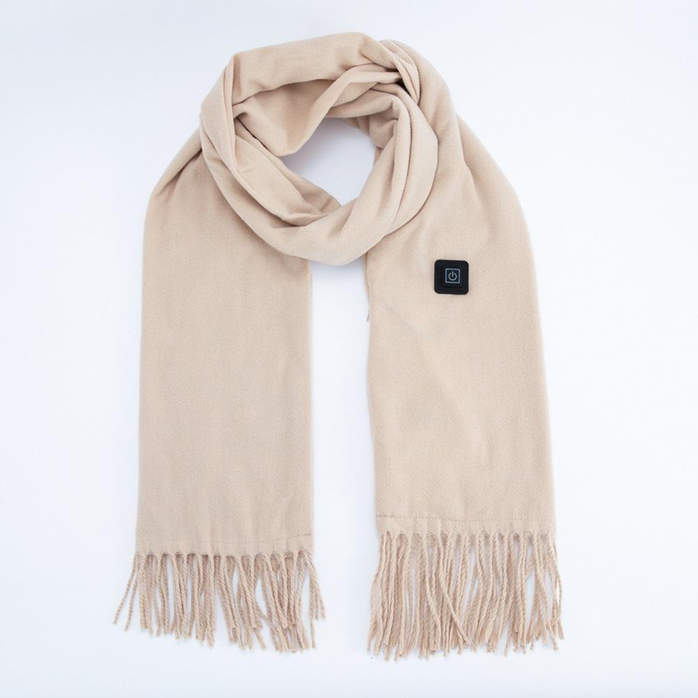 Rechargeable Warm Shawl USB Charging Electric Winter Warmer Fashion Electric Heated Scarf