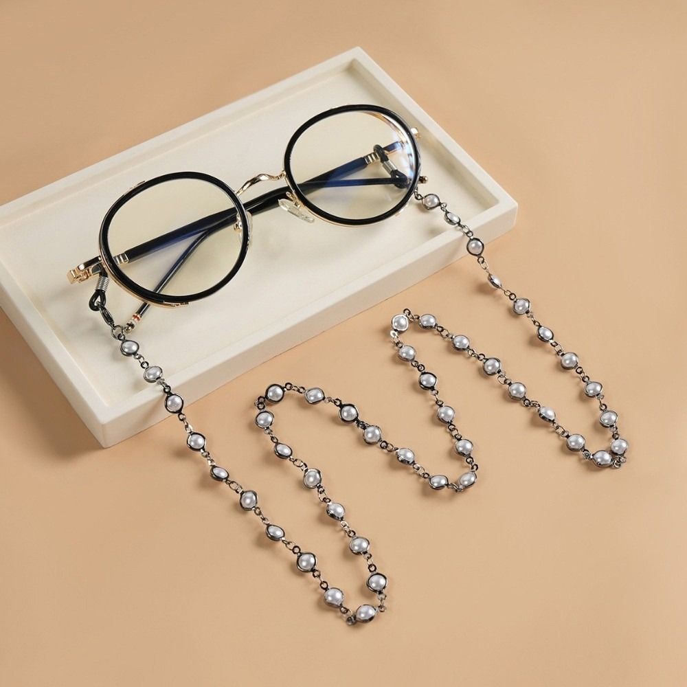 Pearl Sunglass Chain Hanging Cord Glasses Chain Fashion Sunglass Lanyard Straps Eye Accessories