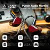 Linsoul Punch Audio Martilo Гибридные Планарные 2BA Проводные Глубокий Шум Милый Без Внешних Звуков Съемный Кабель (1 + + 2DD) Высококачественные полноразмерные наушники, Красные,
