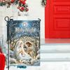 Holy Night Christmas Garden Flag - Double-Sided, Polyester, Outdoor Yard Decor