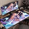 XXL Wuthering Waves Сигрика Компьютерные Игровые офисы клавиатура Коврик для мыши Аниме девушка Нескользящая Резина HD Печать Киберспорт Настольный коврик