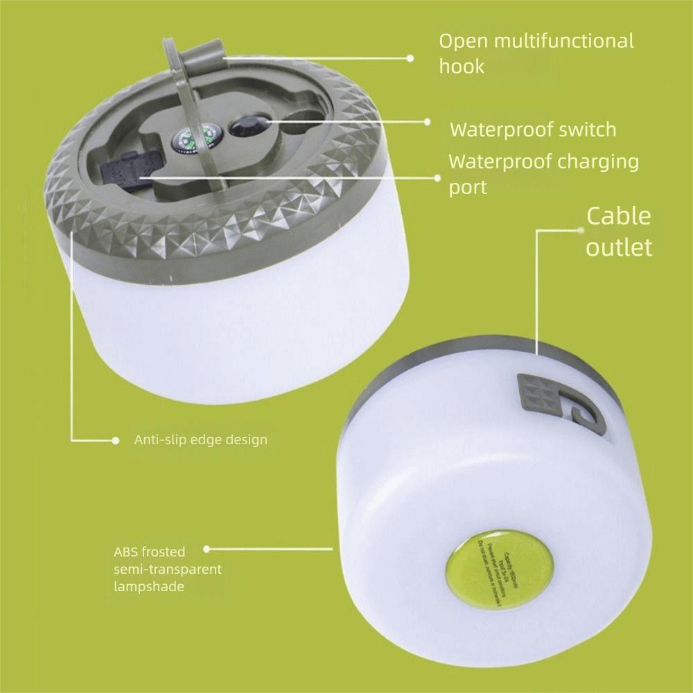 10M Outdoor Camping Lamp Waterproof Folding LED Fairy Lights with 8 Modes USB Charging Measuring Tape Lamp Outdoor