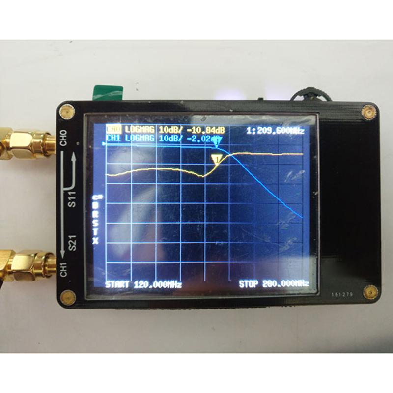 2,8-дюймовый ЖК-дисплей NanoVNA, векторный анализатор сети, комплект антенного анализатора MF HF VHF UHF 50 кГц-900 МГц с кабелем