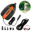 20 PSI Double Stage Electric Air Pump High Pressure Outdoor Paddle Board Pump for SUP Kayak Air Beds 12V Digital Inflatable Pump