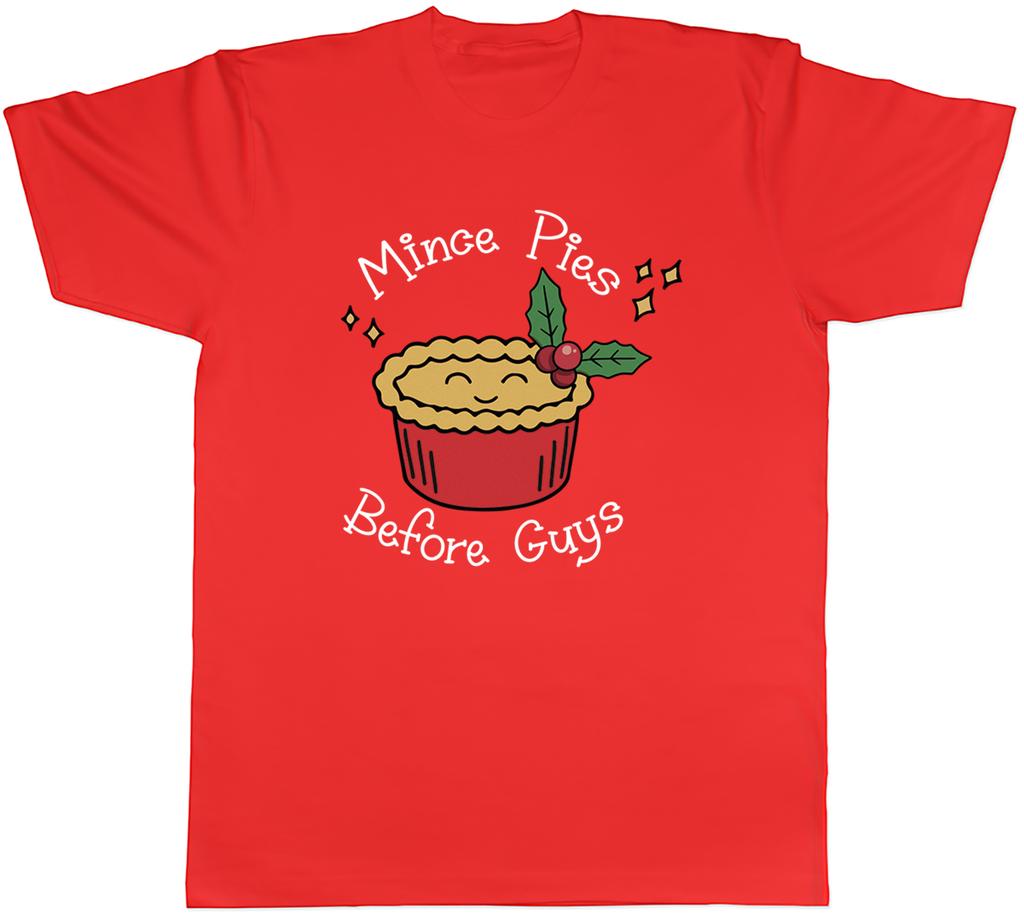 Christmas Xmas Unisexs TShirt Funny Mince Pies before Guys Unisex Tee Gift