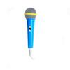 Children Wired Microphone Mic Karaoke Singing Kid Funny Gift Music Toy Blue