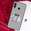Мультяшный пингвин для Huawei Nova 11 Pro 9 10 SE Y60 Y70 Y90 Y61 Y91 Y73 Y72 12i 11i 8i P20 P30 P40 Lite Чехол