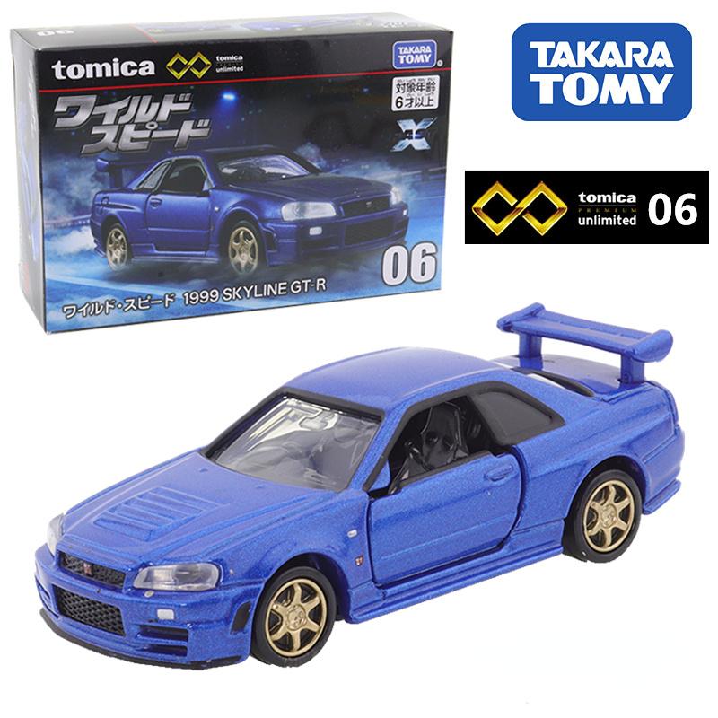 Takara Tomy Tomica Premium Unlimited Форсаж BNR34 Skyline GT-R Металлические Игрушки Модель Автомобиля Литая Металлическая Модель