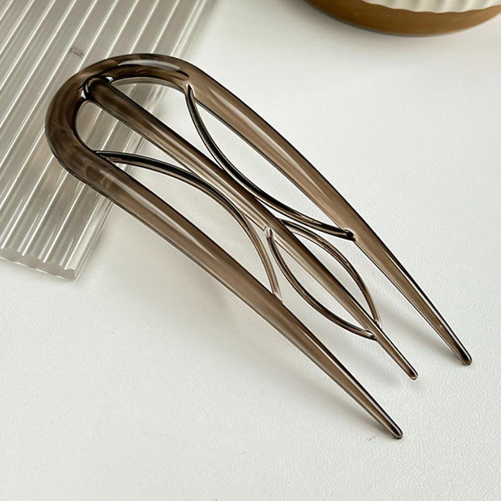 Черепаховый пучок волос U-образная вилка для волос Модные палочки для волос Головной убор Заколка для волос Пучок-гулька Зажим для волос Женские инструменты для укладки волос