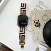Luxury Metal Strap for Apple Watch S10 46mm 42mm Ultra 2 49mm 9 8 7 45mm 41mm Women Band for iWatch SE 6 5 4 40mm 44mm 38mm