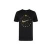 Мужская баскетбольная футболка с металлическим золотым логотипом Dri-Fit, черные 913343-010