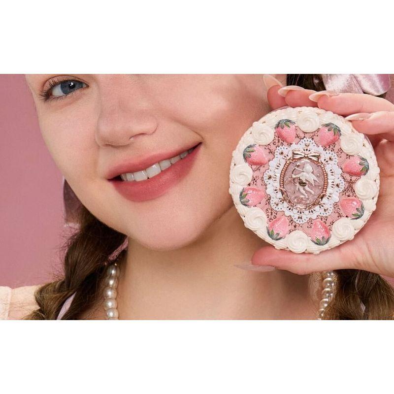 Flower Knows - Прессованная пудра "Клубничный Купидон" - 01 Мягкий лавандовый