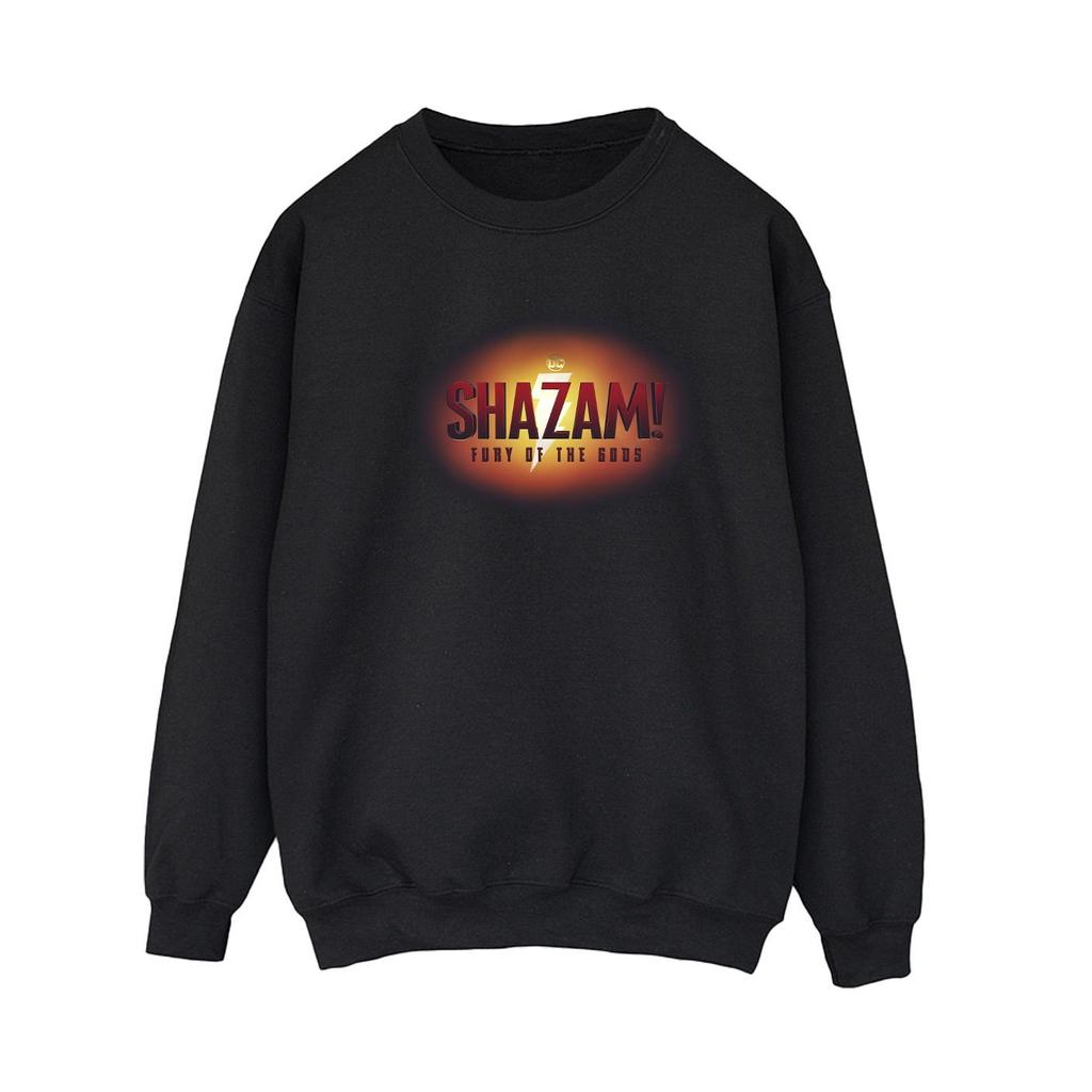 DC Comics Womens/Ladies Shazam Fury Of The Gods 3D Logo Flare Sweatshirt