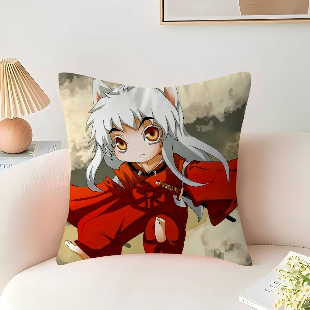 Аниме Инуяша Наволочка Подушка для машины Диван Рождественский подарок 40x40см 45x45см