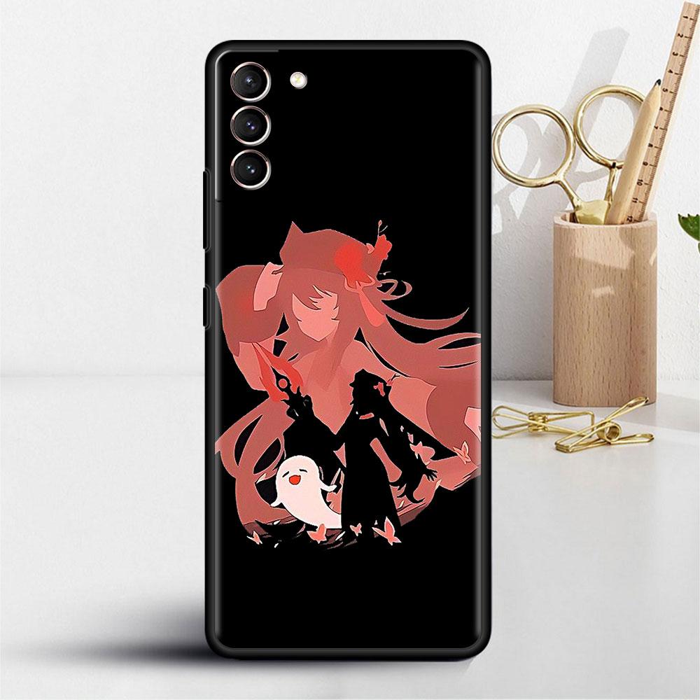 Аниме Genshin Impact Мягкий чехол для Samsung Galaxy S22 S20 FE S21 S10 S9 Plus S8 Note 20 Ultra 10 Lite Чехол для телефона