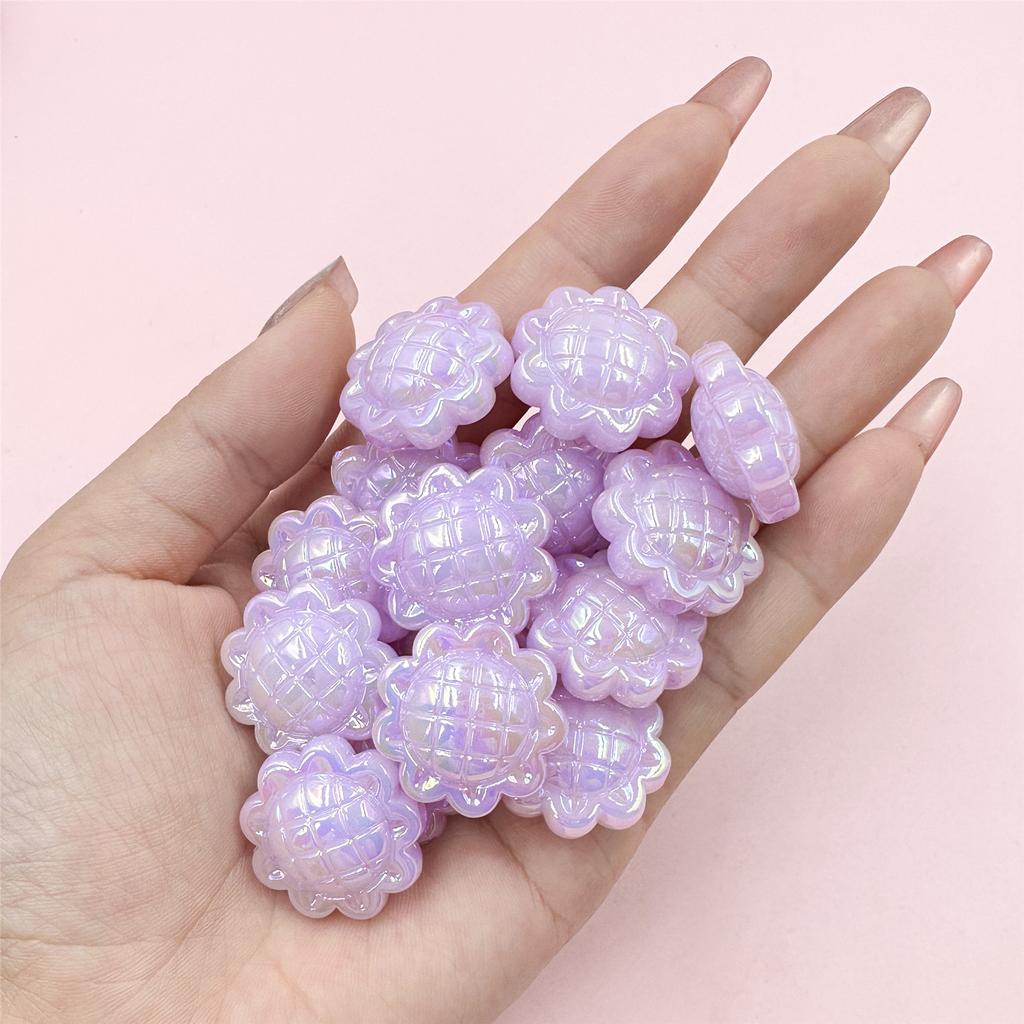 DIY аксессуары с отверстием толщиной 11,5 мм Подсолнух распорка свободные бусины акриловые 10 шт/23,5 мм творческий материал ручной работы для изготовления ювелирных изделий