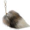 Internet Celebrity Fashion Fox Hair Tail Keychain Bag Pendant Jewelry Plush Comic Show COS Performance Props
