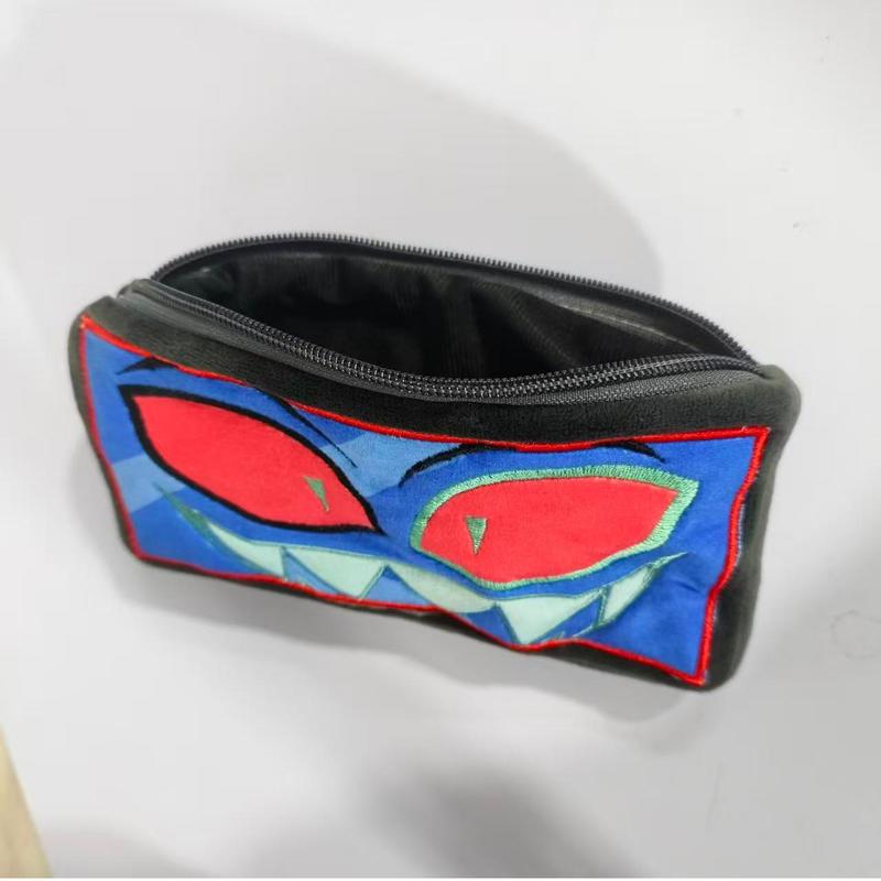 In Stock Hazbin El Vox Plush Doll Bag Pencil Case Coin Purse Cute Anime Peripherals Toy Birthday Christmas Gift