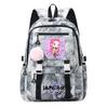 Cartoon Anime K-Pop Demon Hunters Printed Backpack Schoolbag for Teenager Student Girl Boy Bookbag Large Capacity Waterproof Travel Bag Gift