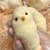 Мягкая цыпленок Kawaii, ручная работа, силиконовая мягкая флокированная желтая курица, мягкая цыпленок, детский подарок на день рождения, игрушка, милый мягкий цыпленок