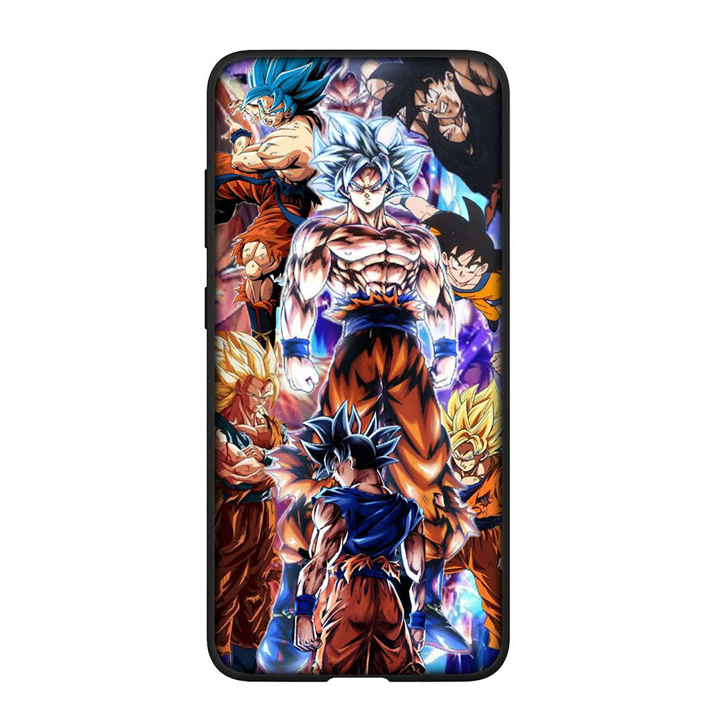 Чехол для телефона Samsung Galaxy S23 S24 iPhone 16 15 14 Xiaomi Redmi Note 13 12 11 Plus 9 Pro Max X XR OPPO Huawei Обои Dragon Ball Goku DragonBall