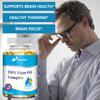 bcuelov DHA Algae Oil Complex, 375mg DHA, Flaxseed ALA, Plant Omega-3, 120 caps