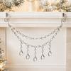 Acrylic Christmas Tree Ornaments Transparent Rhinestone Beads Pendant Hanging Ornaments  Home Decor