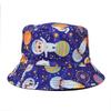 New Arrival Summer Sun Protect Woman Man Unisex Reversible Printed Cactus Bucket Hat